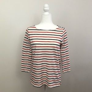 Striped Old Navy 3/4 Sleeve Top